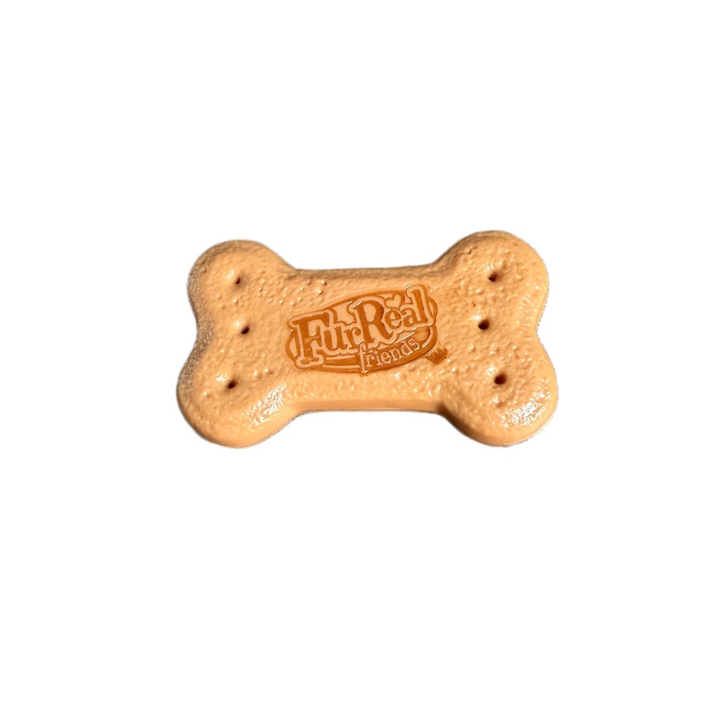 Hasbro FurReal Friends Tan Plastic Dog Bone Replacement Toy Food Accessory